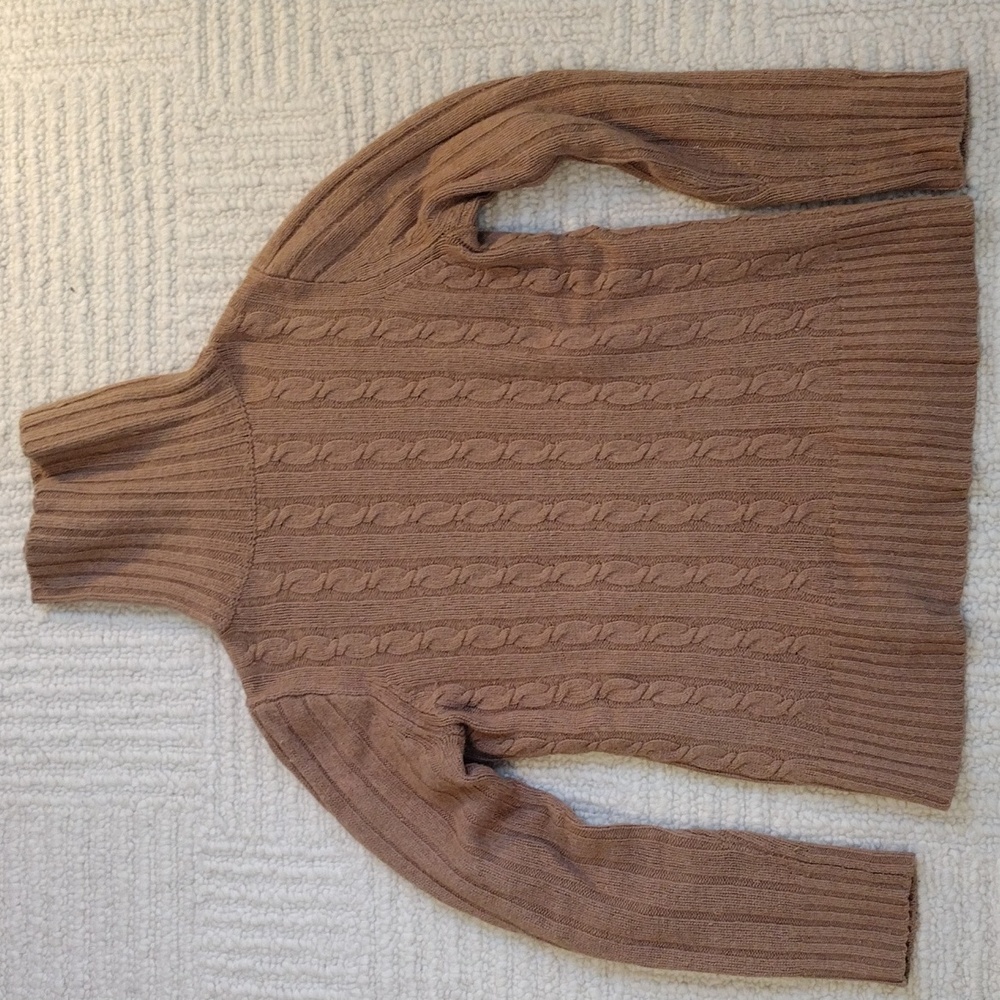 J. Crew Cable Knit Wool Sweater